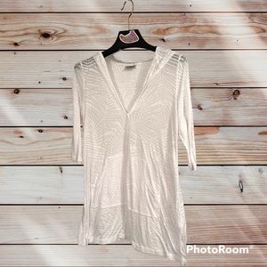 Contour sheer swim cover up